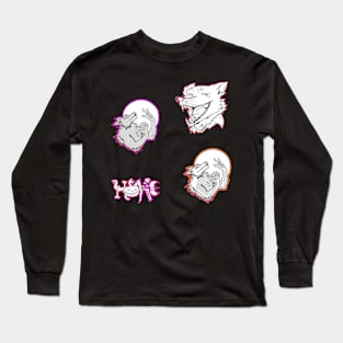 Halloween Werewolf Pack 6 Long Sleeve T-Shirt